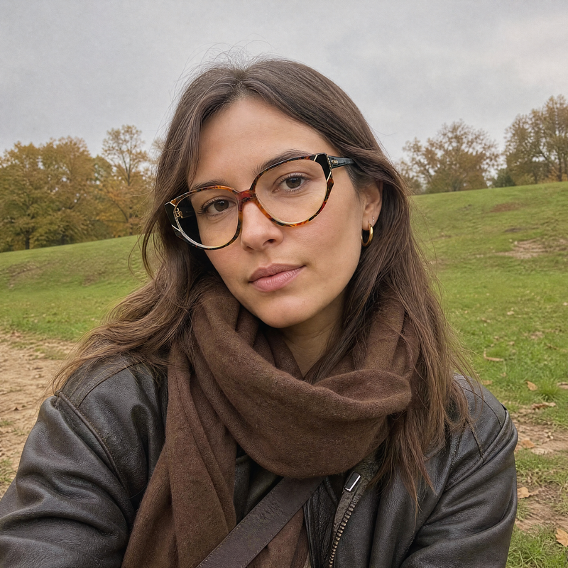 Silhouette 1258 women's 80s oversized vintage glasses.