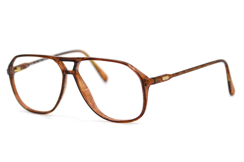 Silhouette 2084 men's oversized vintage aviator glasses.