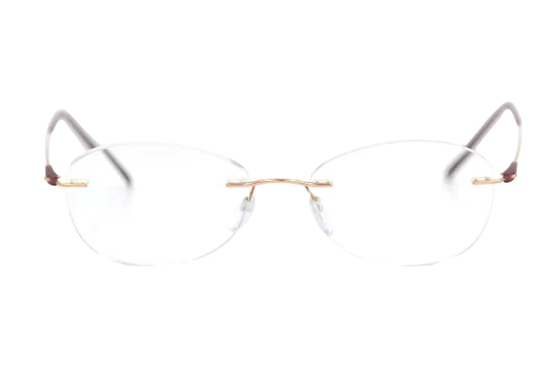 Silhouette 5500 women's rimless glasses. Sustainable Silhouette Rimless Glasses.