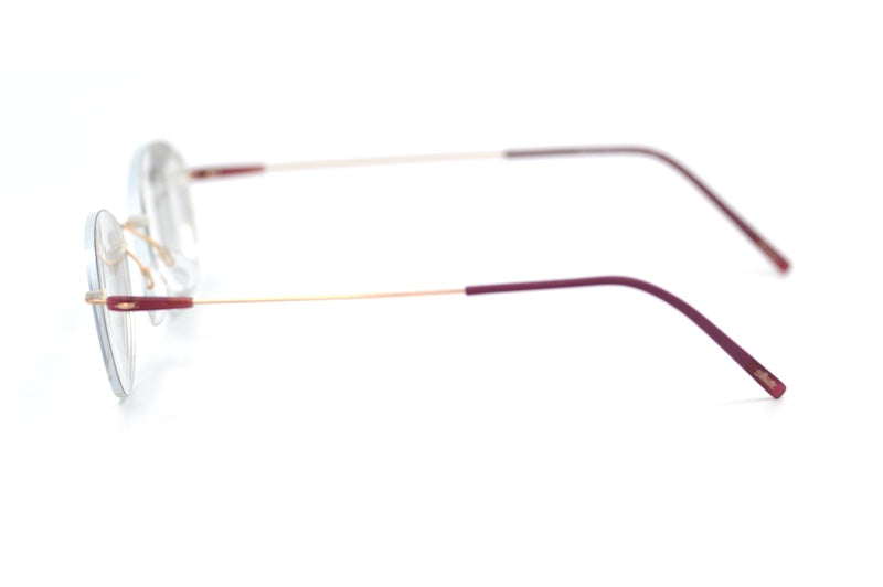 Silhouette 5500 women's rimless glasses. Sustainable Silhouette Rimless Glasses.