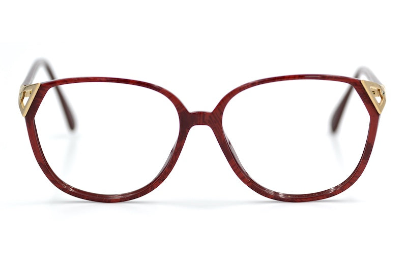 Silhouette M1731 Women's Red Oversized Vintage Glasses