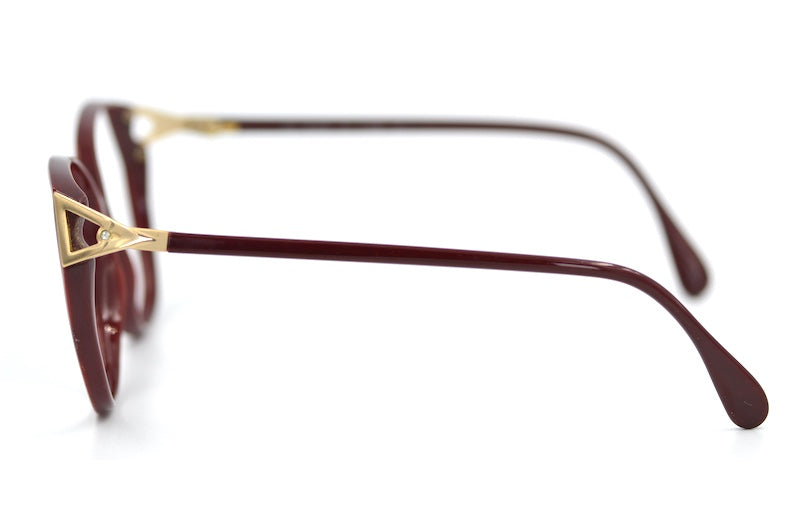 Silhouette M1731 Women's Red Oversized Vintage Glasses