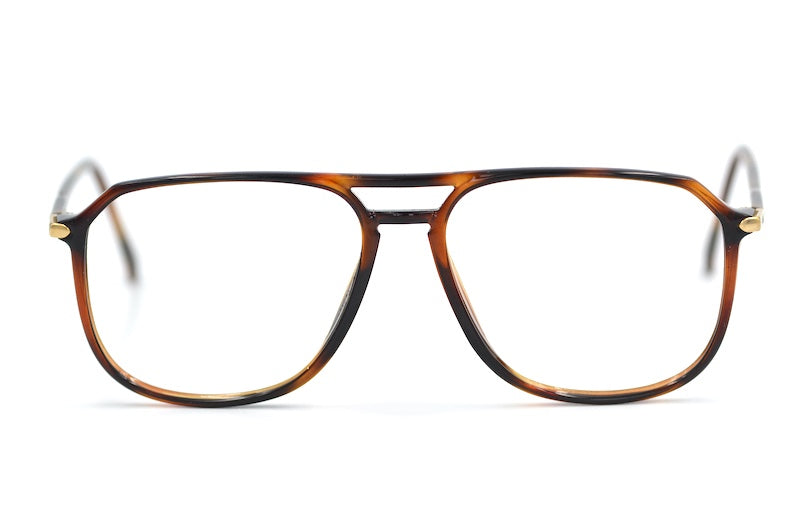 Silhouette M2736 Men's Brown Vintage Aviator Glasses