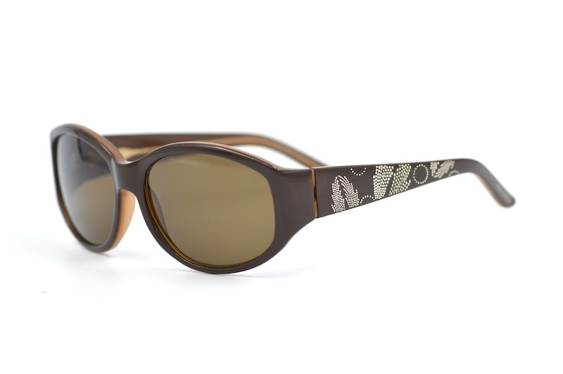 Ted Baker women's Lydia sunglasses. Brown oval shaped Ted Baker sunglasses. 