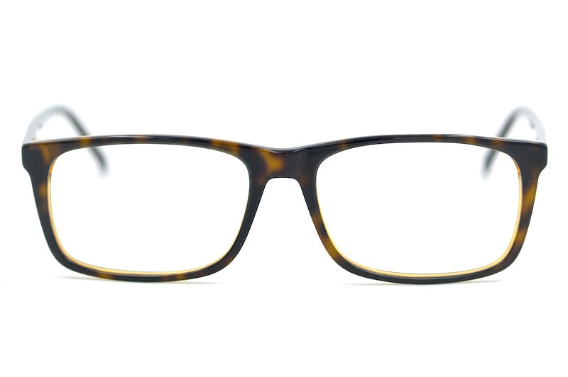Timberland 1697-1 men's large designer glasses in brown mottle with black sides.