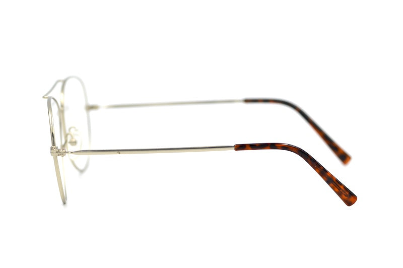 Tommy 27 men's silver aviator glasses side