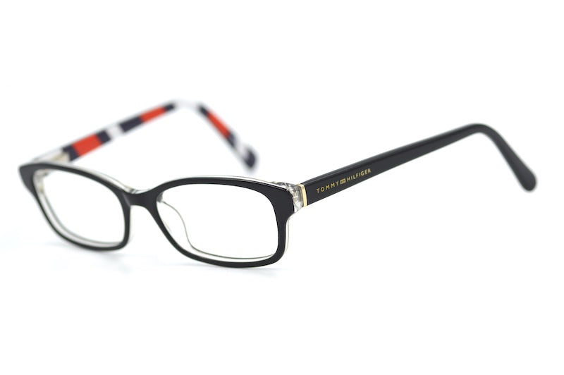 Tommy Hilfiger 110 Women's Black Rectangular Glasses