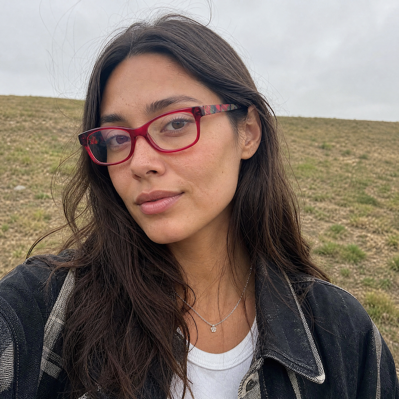 Tommy Hilfiger TH52 Women's Red Tartan Glasses