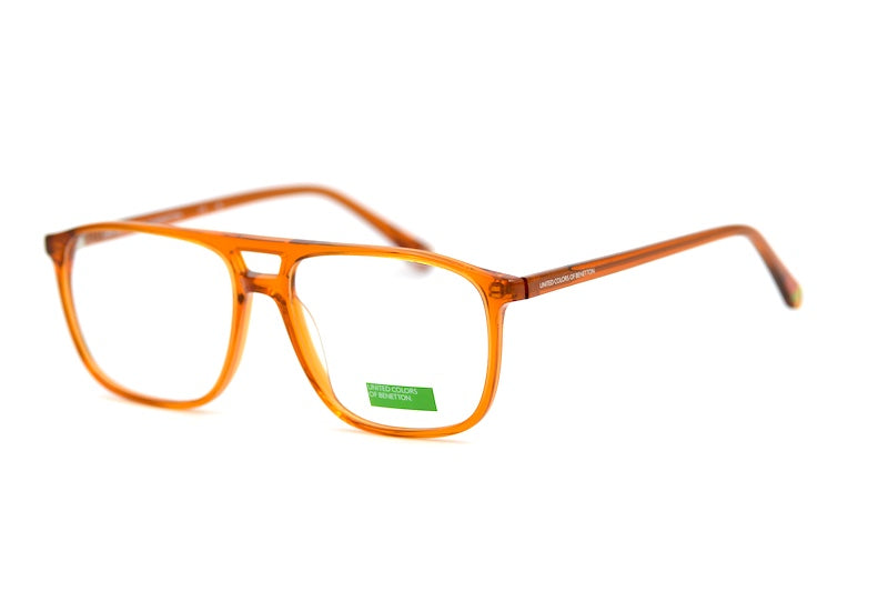 UCOB 1060 Men's Orange Aviator Glasses Angle View