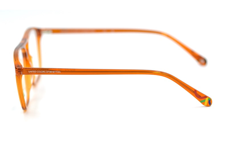 UCOB 1060 Men's Orange Aviator Glasses Side View