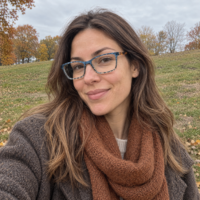 Woman wearing Vanni 1305 glasses
