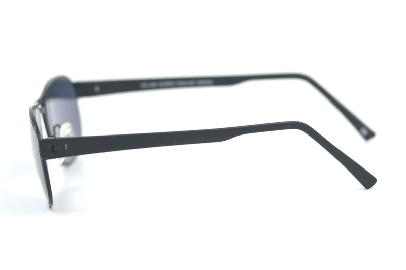 William Morris 5091 Sunglasses. Liam Gallagher style sunglasses. Black lightweight men's sunglasses. 