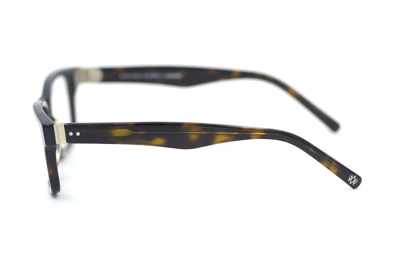 William Morris 5900 brown rectangular men's designer glasses. 