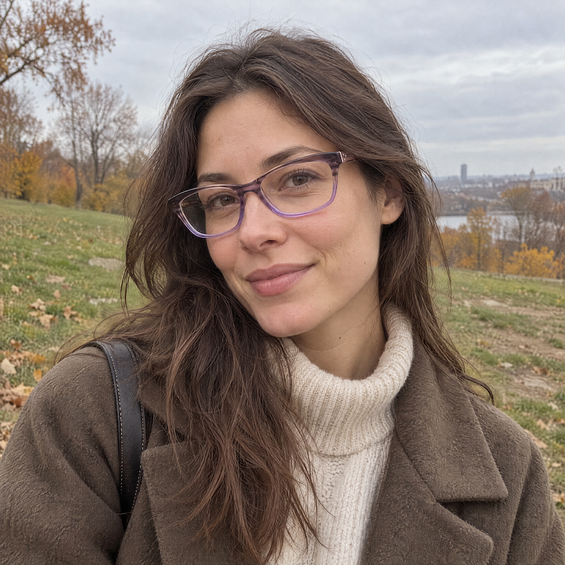 William Morris 7120 women's purple cat-eye glasses. Women's sustainable glasses.