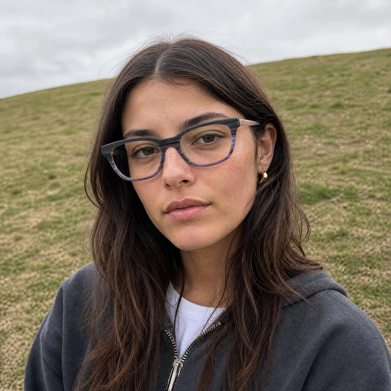 Women's Peach Glasses
