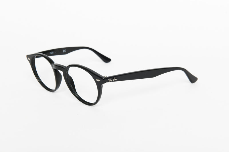 Ray-Ban - Shiny Black Round Plastic