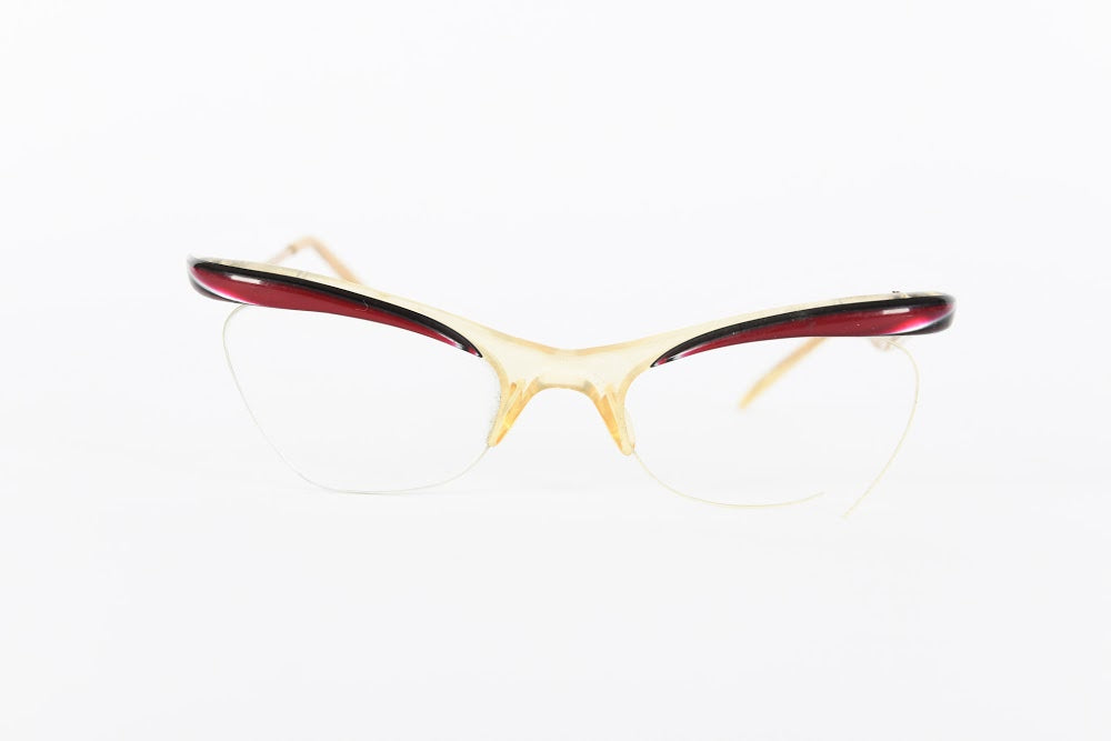 Cateye - 1950s-1960s Red Gold