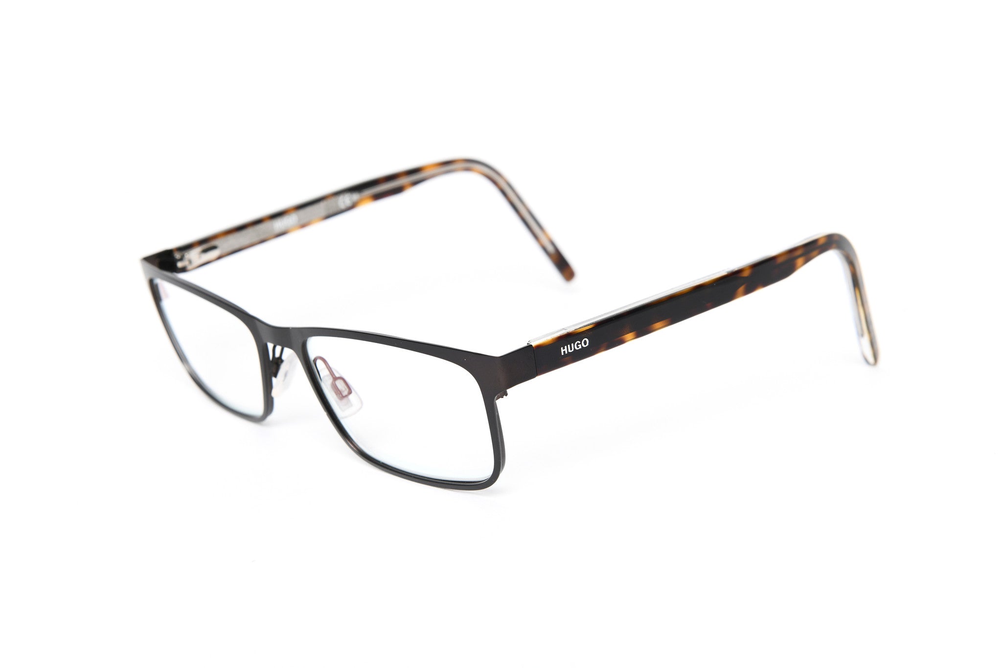 Hugo Boss - Matt Black Metal Dark Brown Mottle