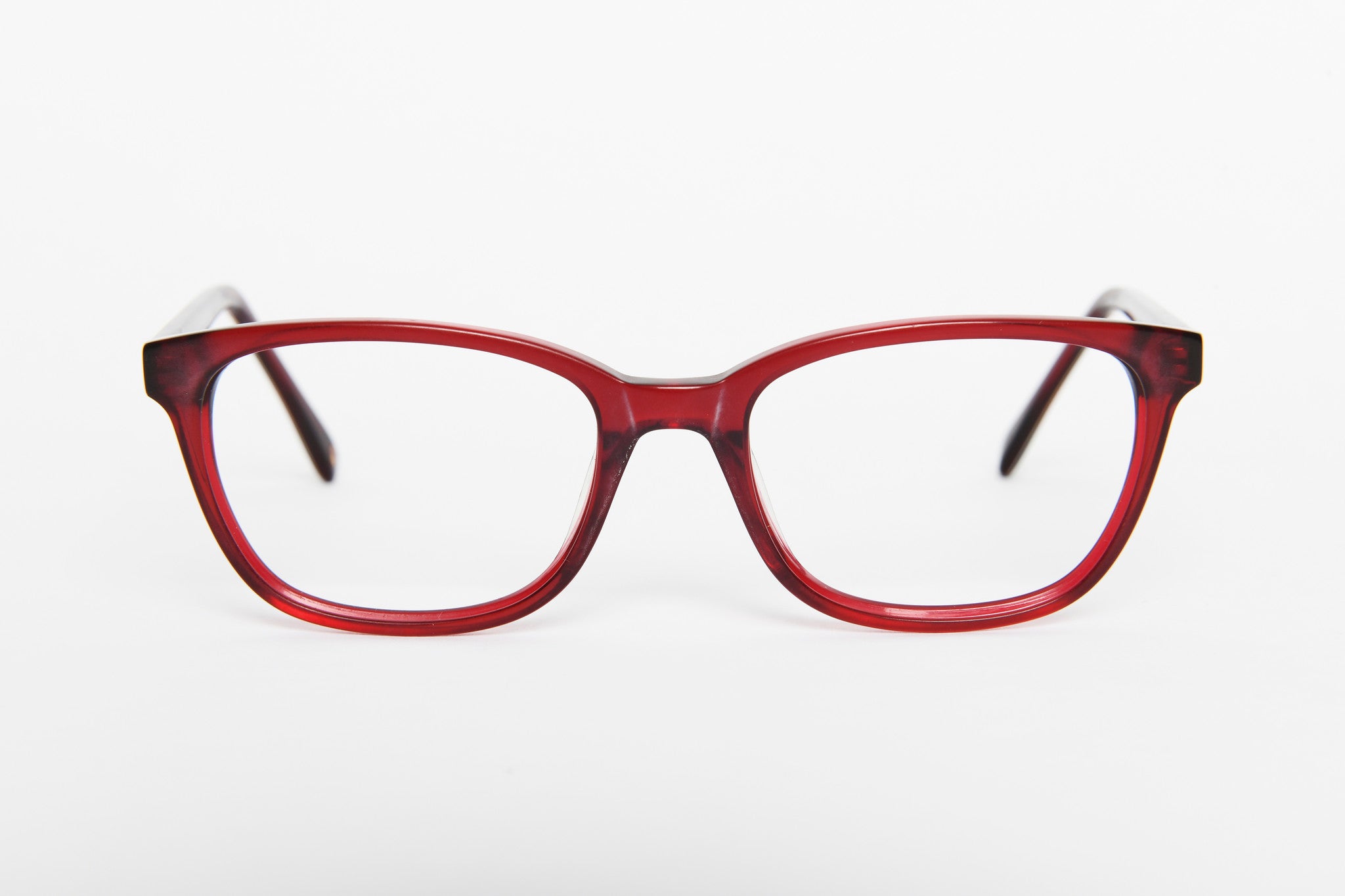 Joules red designer glasses. Joules women's glasses. Designer women's glasses. Cheap designer glasses. Sustainable eyewear.