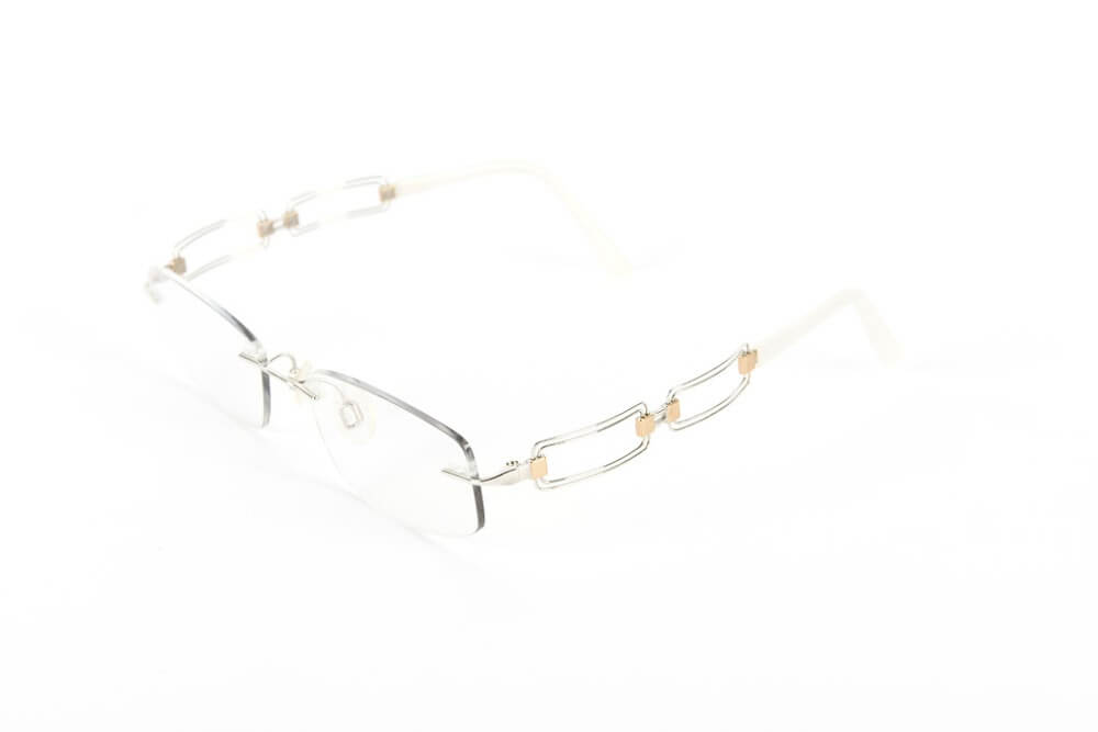 Line Art - Rimless Gold Silver White