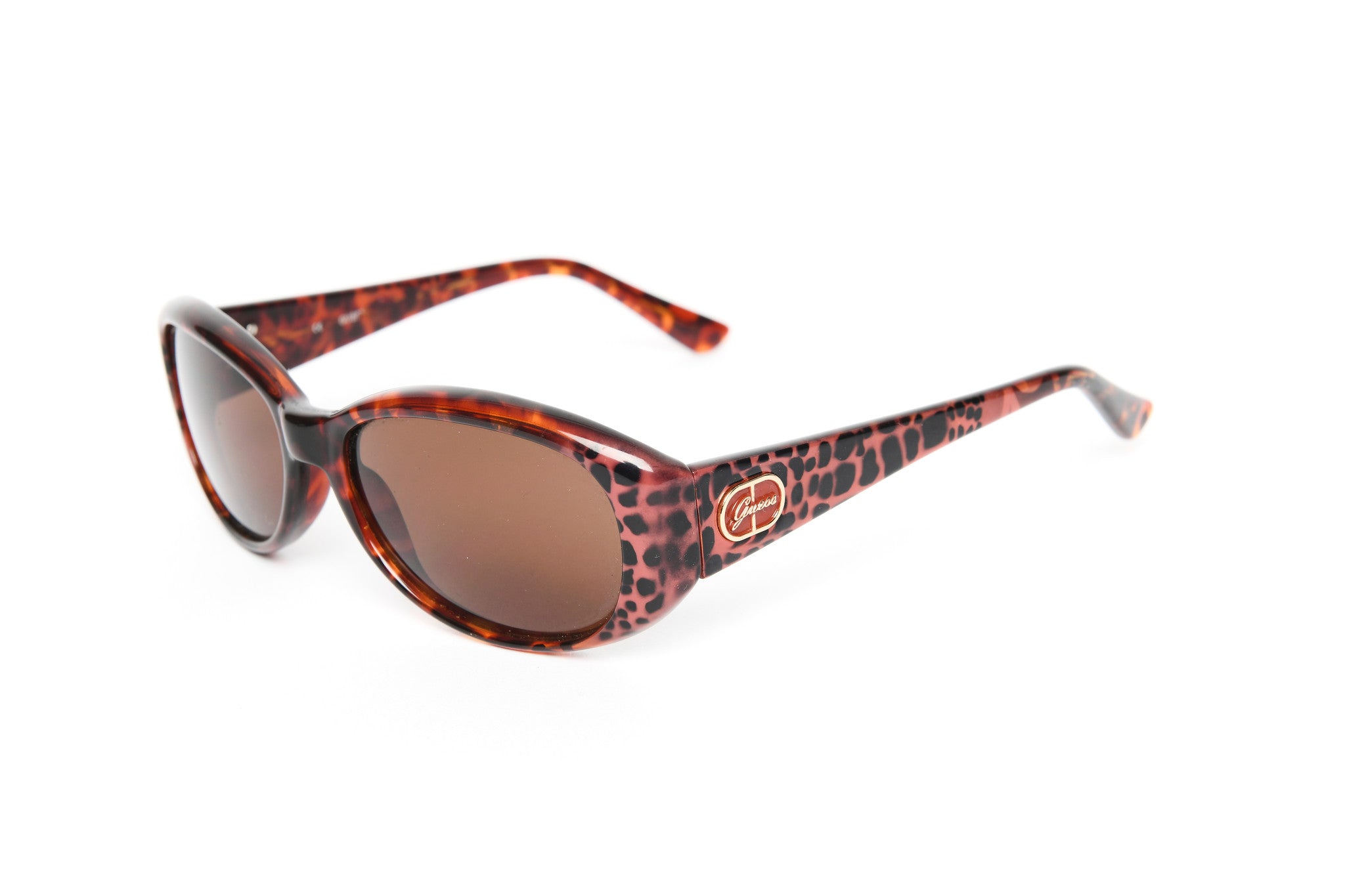 Guess sunglasses leopard print online