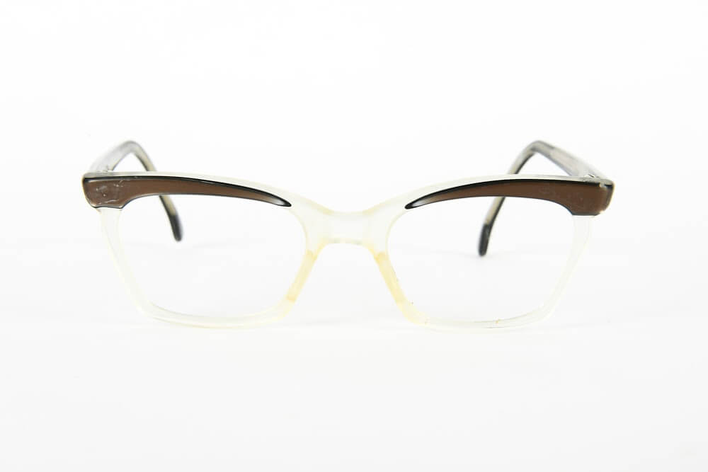 Cateye - 1950s-1960s Taupe Champagne