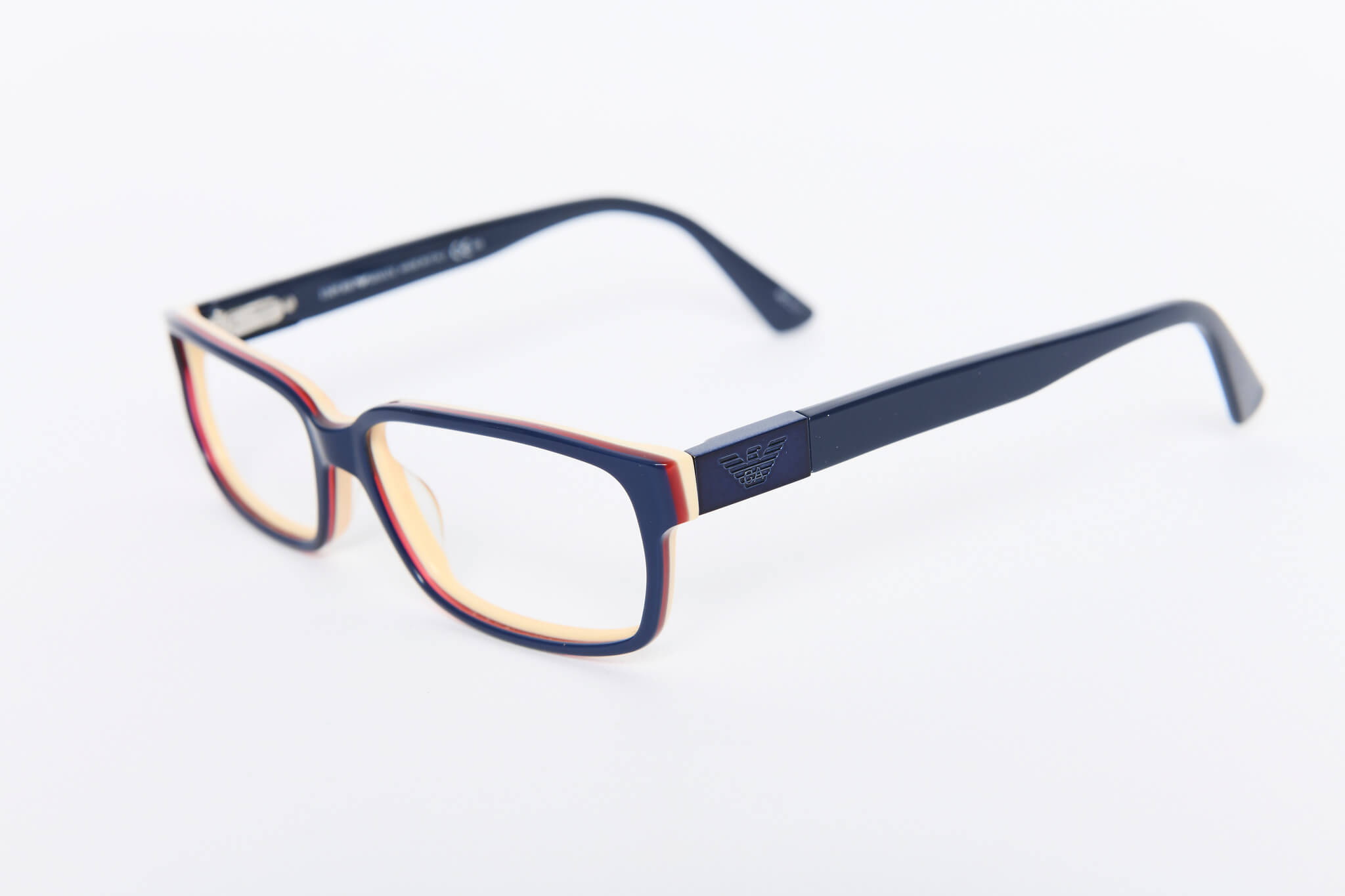  Emporio Armarni blue glasses. Mens Emporio Armani glasses. Cheap Emporio Armani glasses. Mens Designer glasses. 