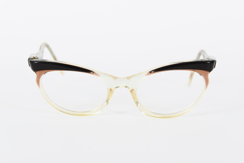 Cateye - Brown Crystal 1940s-1960s