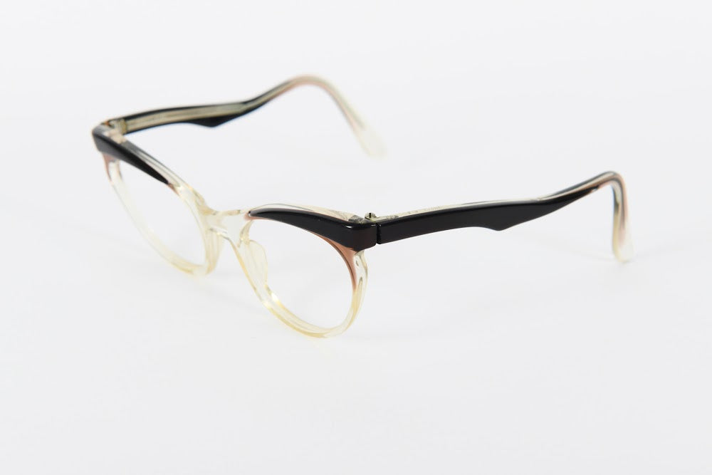 Cateye - Brown Crystal 1940s-1960s