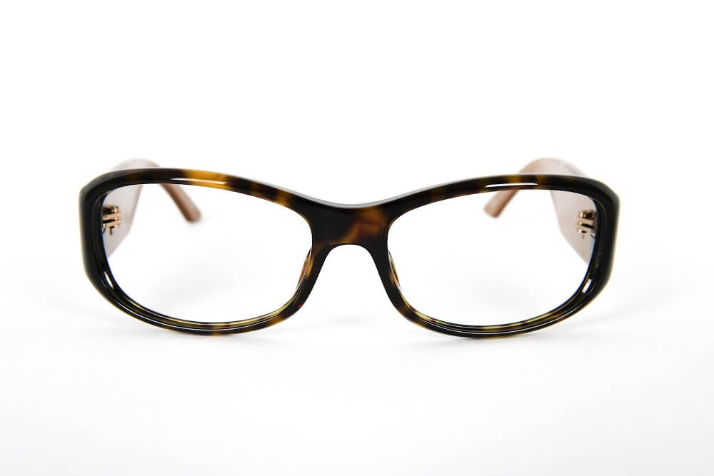 Christian Dior - Brown Tortoiseshell Dull Gold