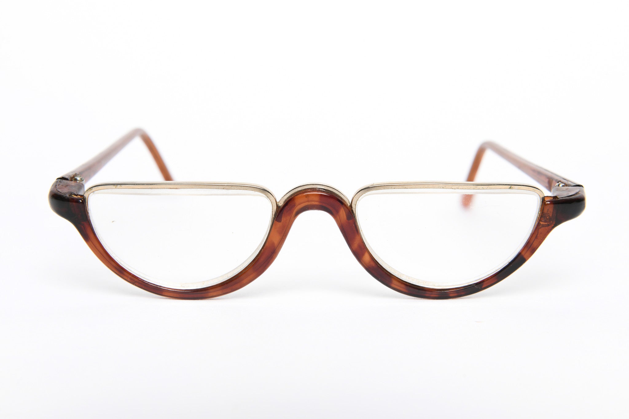 Half eye - 1960s-1970s Brown Mottle Plastic