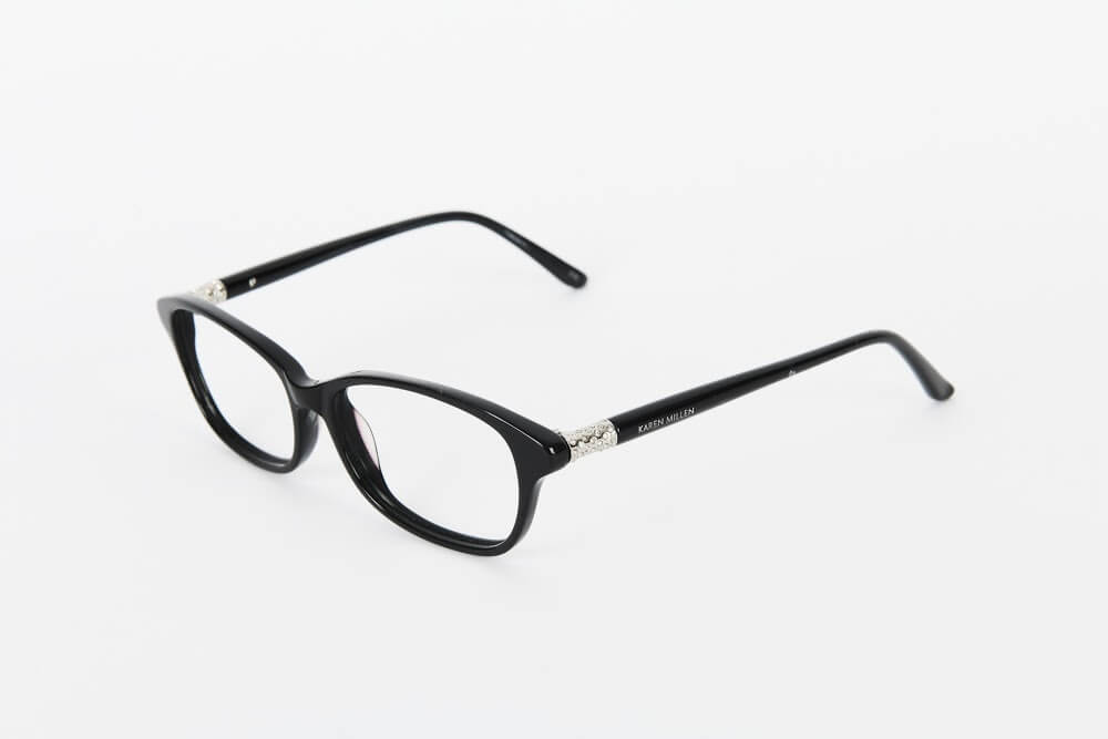 Black Karen Millen frames with diamante detail on sides