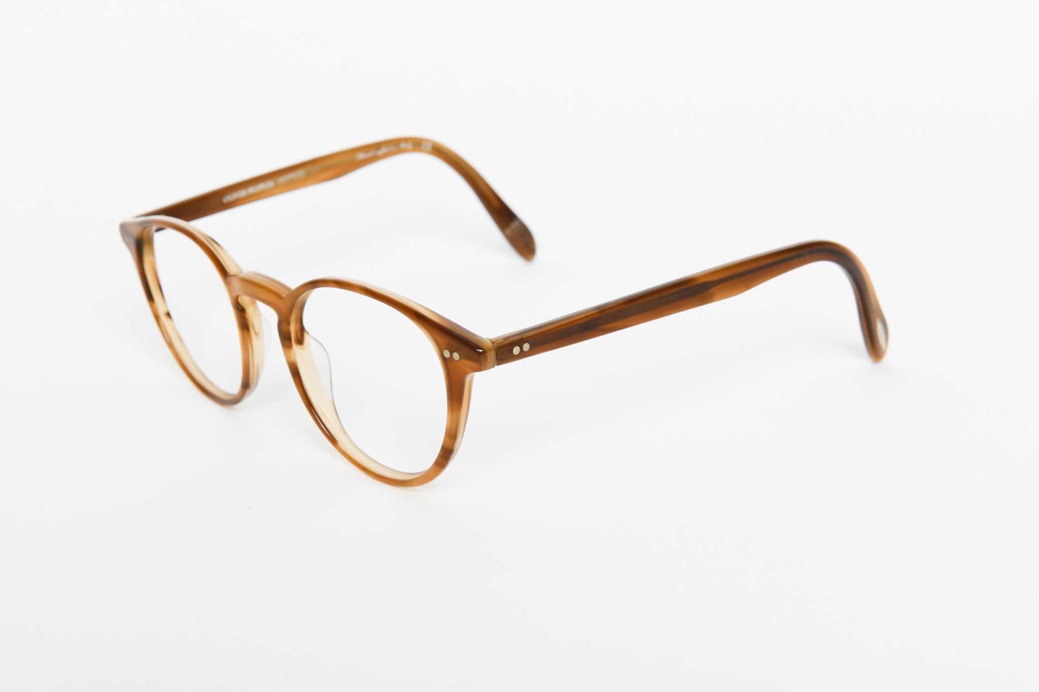 Oliver Peoples - Brown Round Plastic