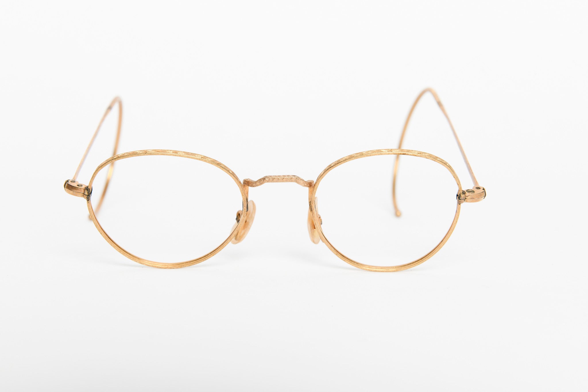 Round gold prescription on sale glasses