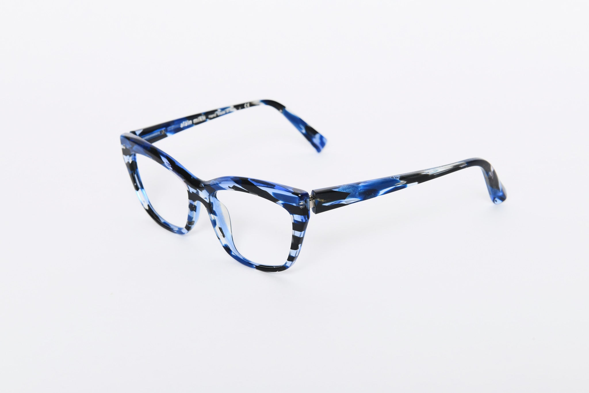 Alain Mikli - Black Blue Navy Patterned Taupe Translucent