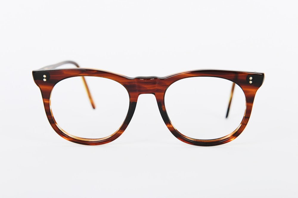 524 - 524 1940s-1960s Rounded Plastic Brown Tortoiseshell