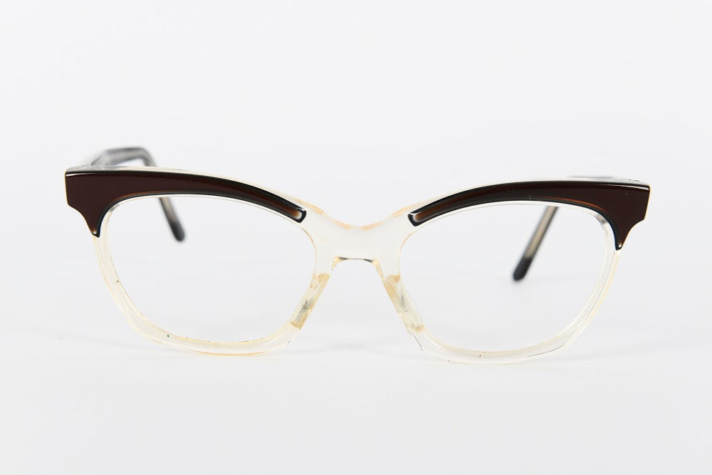 Cateye - Brown Clear 1950s-1960s