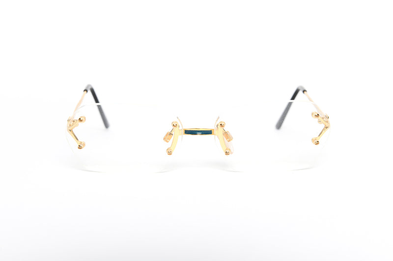 Rimless - Green Gold Metal