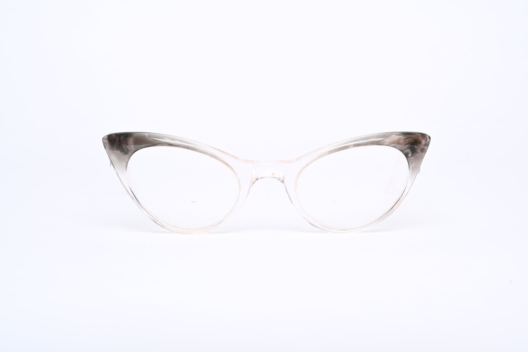 Cateye - Grey Mottle Clear Plastic