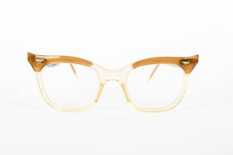 Cateye - 1950s-1960s Champagne Brown