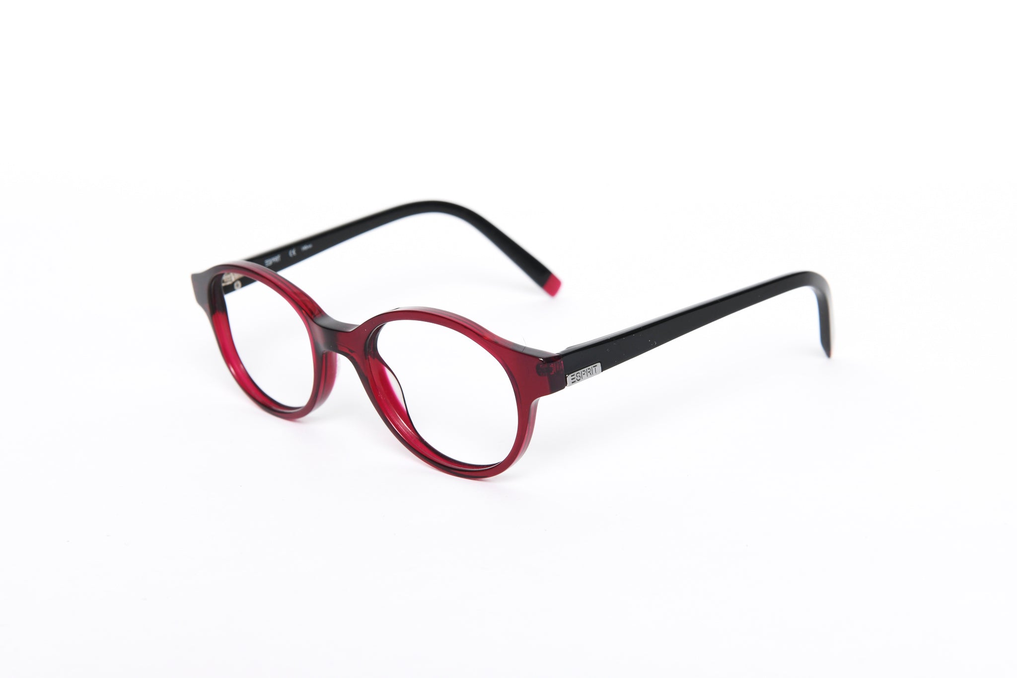 Esprit - Burgundy Black Round Plastic