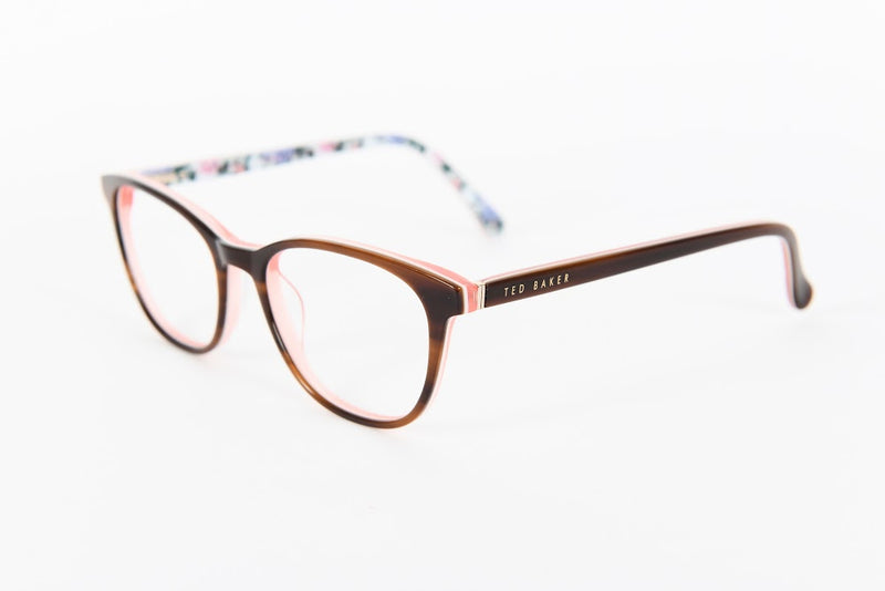 Ted Baker Joya 9100 designer glasses. Women's Ted Baker glasses. Low cost glasses. Cheap designer glasses. Sustainable eyewear. Sustainable glasses. 