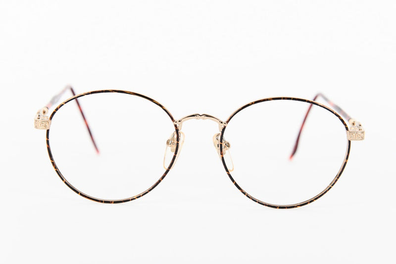 Round Metal - Gold Tortoiseshell