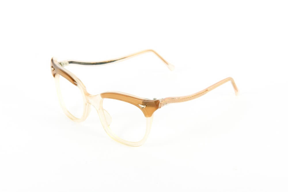 Cateye - 1950s-1960s Champagne Brown