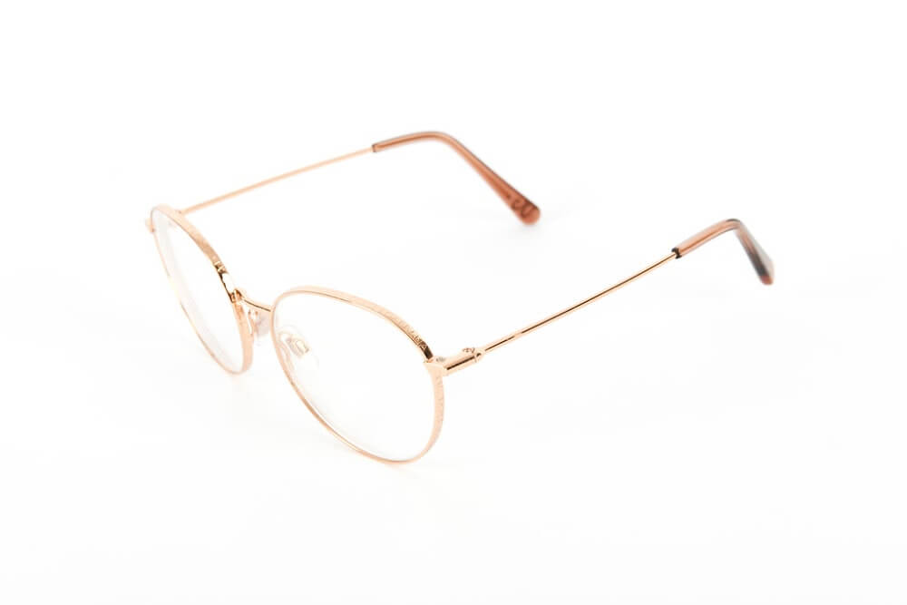 Dolce & Gabbana - Round Rose Gold Metal