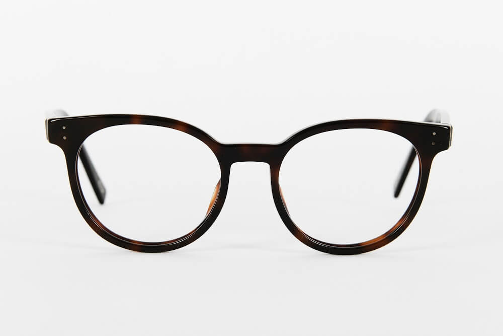 Marc Jacobs - Round Plastic Dark Brown Tortoiseshell