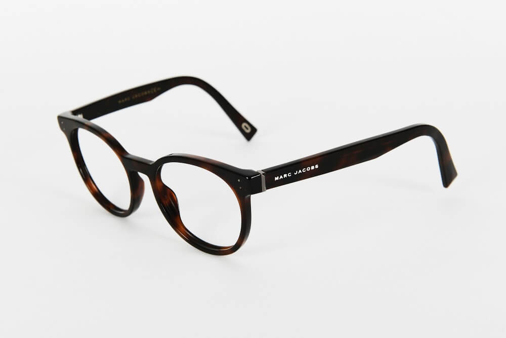 Marc Jacobs - Round Plastic Dark Brown Tortoiseshell