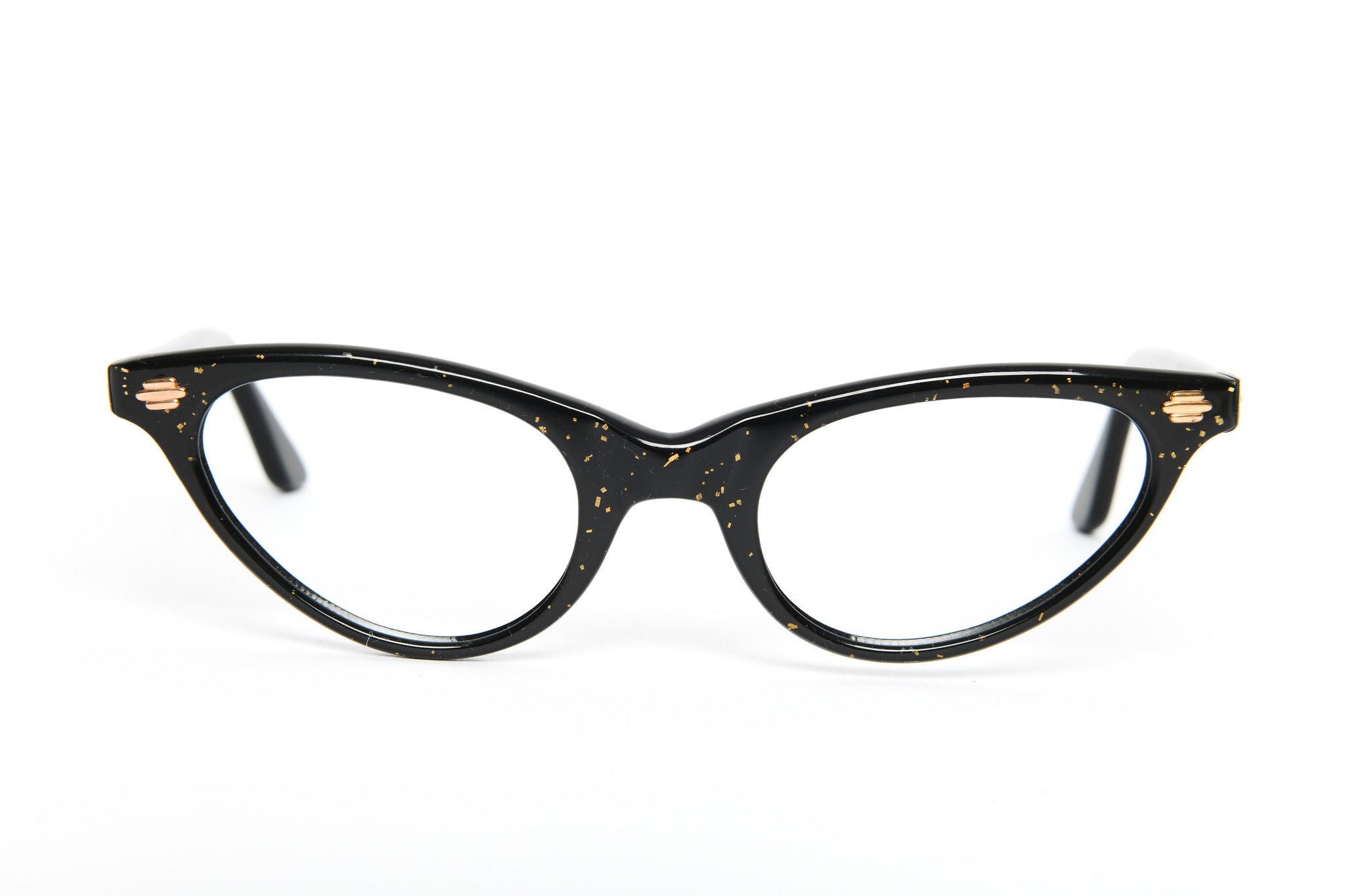 Cateye - 1940s-1960s New Old Stock Black Gold