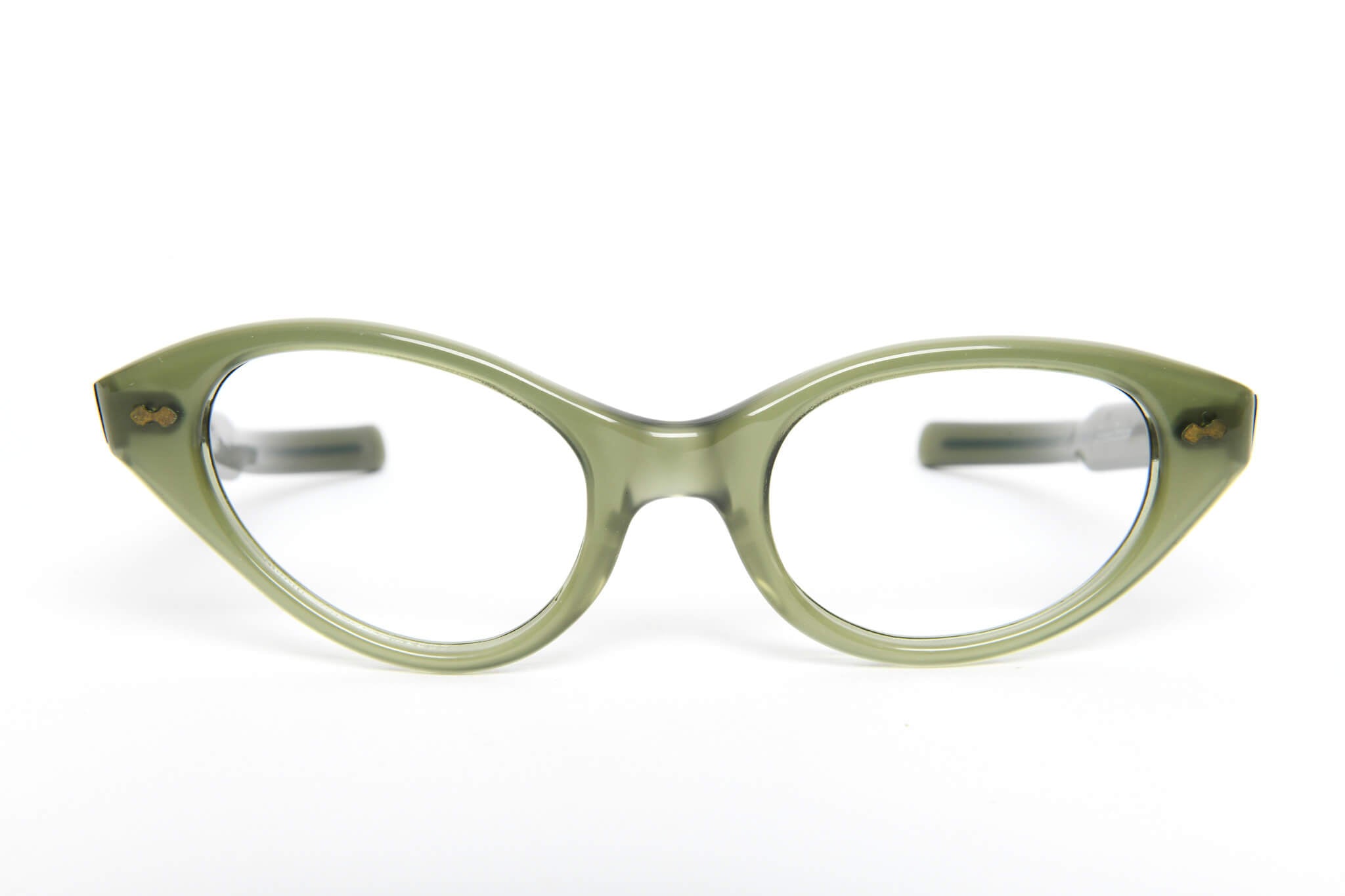 Cateye - 1940s-1960s Green Plastic New Old Stock