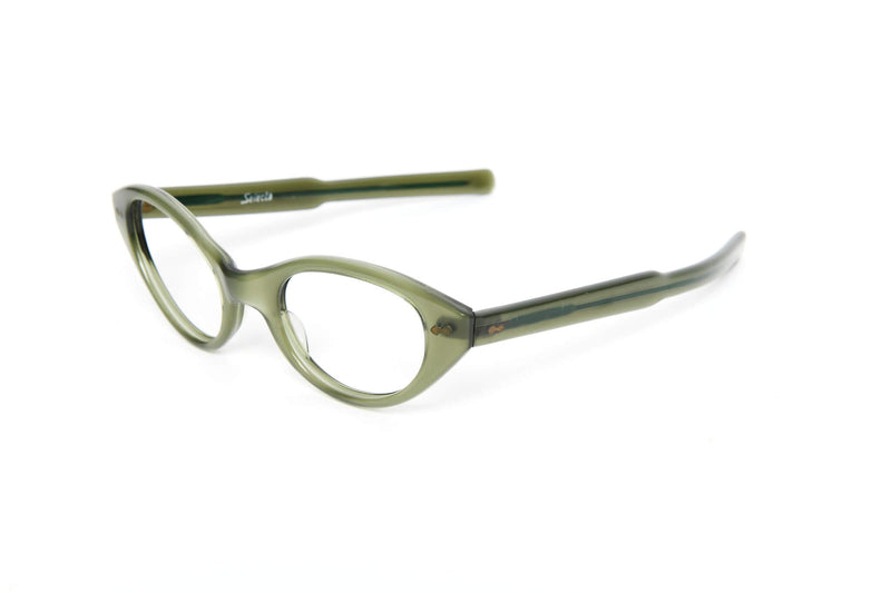 Cateye - 1940s-1960s Green Plastic New Old Stock